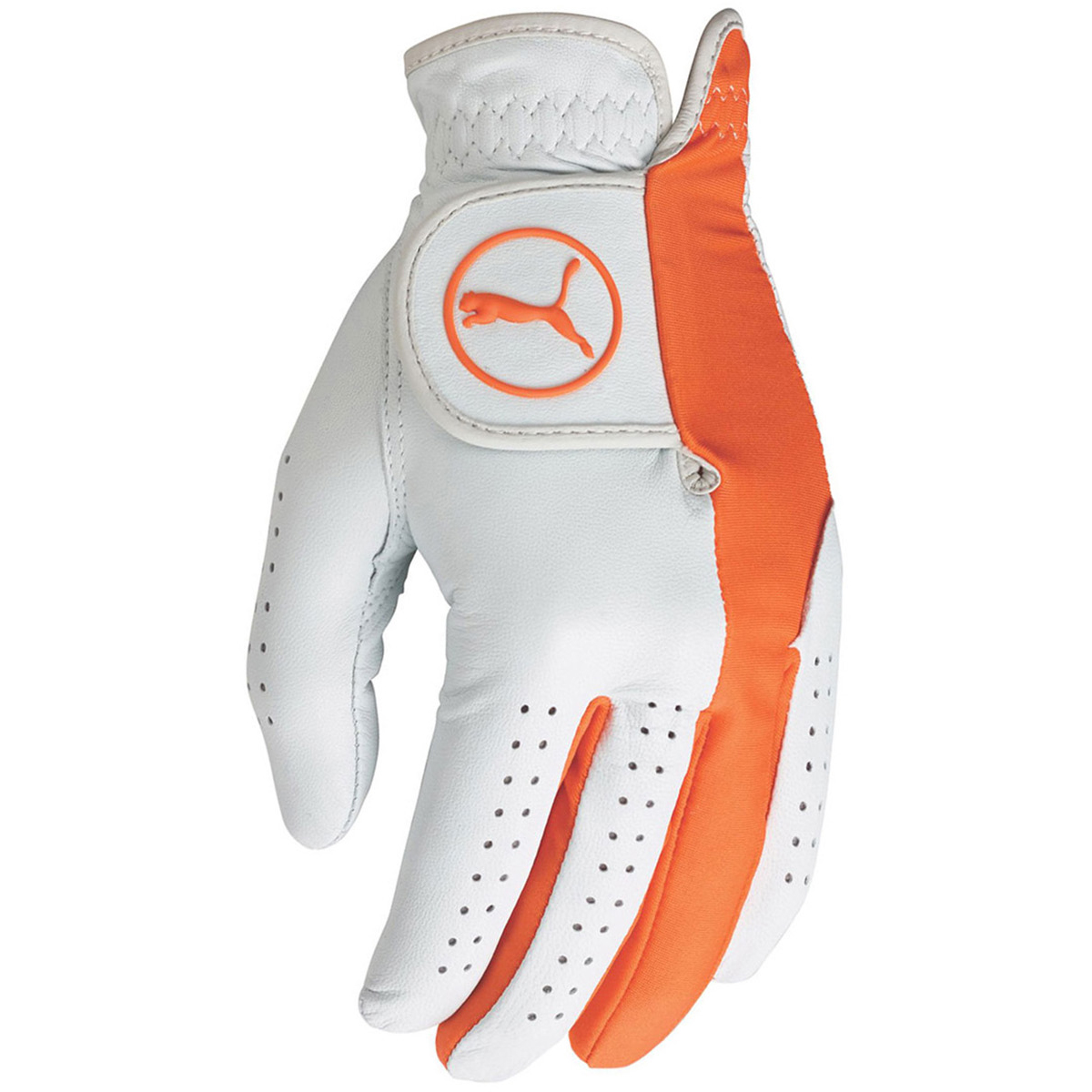 orange puma golf glove